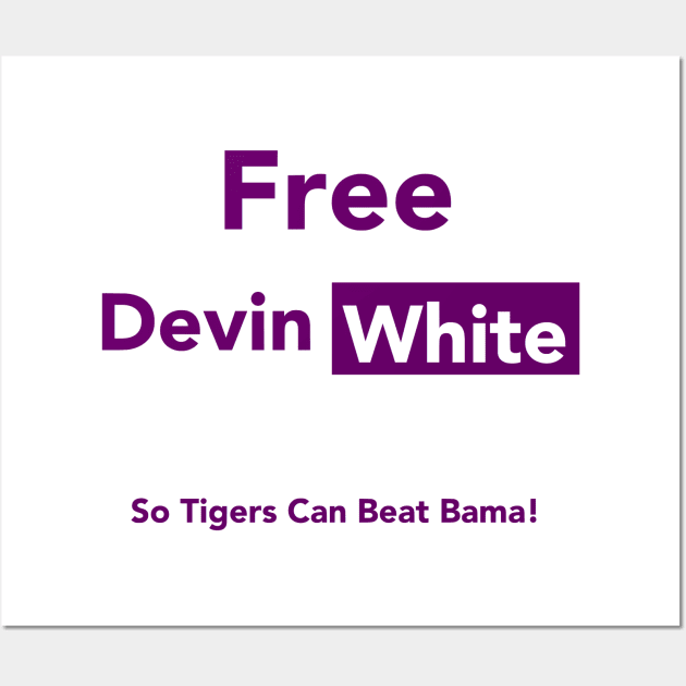 Free Devin White Wall Art by TwistedTees1